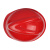 唐丰V型PE安全帽  建筑施工作业使用 1顶 红色