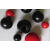 胶木球 红黑色胶木圆球 床球 电木球M5 M6 M8 M10 M12 M16 胶木芯M4*16黑（铜芯）