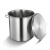 科能芯 加厚复底不锈钢汤桶带盖复合底桶特大汤锅 备件 45x45加厚汤桶 