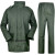 分体绿雨衣橄榄绿抢险救援户外保安执勤制式徒步雨衣b 单位绿雨衣有口袋 XXL