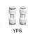 【STNC索诺天工】气动气管快速接头 直通 L型减径二通 白色 YPEGJ-12-10 