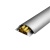 玛仕福 铝合金线槽 半圆自粘明装电线电缆弧形走线槽明装 8号（壁厚1.0mm)