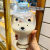 圣朗尼（SHENGLANGNI） 杯子ins高颜值韩版夏季饮料杯透明牛奶早餐杯果汁啤酒甜品饮料杯 小熊头杯 单杯