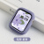 趣器屋适用applewatch8保护壳苹果S9手表iwatch9保护套S8硅胶S7表壳6/5/4/3代s6表带iphone表套se女软壳 紫色 适用:iwatch S3/2/1【42mm】