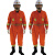 宏兴（Hong Xing）DA-018 连体式消防抢险救援服 阻燃耐磨（上衣+裤子）定做 XL码 1套