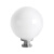 鲁殊丰 墙灯圆球形亚克力柱子灯防水景观灯led灯-直径30cm＋不锈钢底座