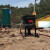 小型移动式喷砂机喷沙除锈抛光设备手动高压喷砂罐喷丸水喷打沙机 7.5kw工业级空压机1.38/0.8