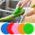 卫洋 WYS-1524 硅胶清洁洗碗刷  颜色随机10个装  不沾油去污擦拭布