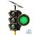 适配交号灯 红绿灯临时路口交通灯LWL AL-XHD-200移动款学校驾校路口临时红绿灯 AL-XHD-200固定款