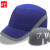 者也（ZYE）透气轻型运动防碰撞网格工作帽防砸安全防护帽 车间工作帽内胆式帽子 半网流线 蓝色
