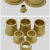 粉末冶金含油铜轴套带台阶肩型法兰挡边衬套台阶铜套内径4/8-30mm 内10外16/法兰22厚35个