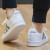 阿迪达斯 （adidas）板鞋男鞋NEO夏季新款运动鞋三条纹轻便舒适透气百搭休闲鞋 GX5757白色 44