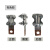 宽选工品 铜铝设备线夹 螺栓型钎焊线夹变压器电缆接线端子 (JTL-1000A)/10个