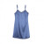 戴丽格女士吊带睡裙胖性感蕾丝套头夏款居服056 蓝色 1XL