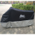 欧汉适用于哈雷摩托车车罩机车衣防雨罩防尘套防晒太子车遮雨罩牛津布 黑色 3XL