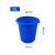 Cleapon 水桶 圆形收纳桶大容量水桶发酵桶酒店厨房工业环卫物业垃圾桶 65L 蓝色带盖 CL1004