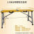 大象铝合金马凳折叠升降加厚脚手架装修工程梯马登铁凳子 1.0米长27厘米宽铝合金喷塑踏面49~77高度