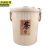 京洲实邦【大号卡其色带球管】塑料茶渣过滤垃圾桶JZSB-2011