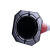 橡胶路锥雪糕筒 塑料锥形帽桶 反光安全路障伸缩圆锥 警示牌柱隔离墩 橡胶-高70cm-重3.8斤