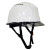 惠利得厦门abs工程头盔领导建筑工地施工安全帽白色男国标印字 蓝色 BLUE 透气 双色