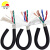 丰旭 TRVVPS6芯0.3平方 3对双绞屏蔽柔性数据传输电缆 伺服编码器线  TRVVPS6*0.3 100米