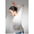 FENGEDUN朝鲜族舞蹈演出服装女舞表演服民族舞现代绑带上衣艺考成人服少数 白色 上衣 S