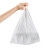 XG庄太太X 白色透明手提式背心垃圾袋一次性外卖打包塑料袋