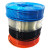 定制气动PU气管软管12个X10*8厘6毫米4mm透明蓝色黑U 4*2.5(100M/卷)橙色