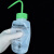 进口料塑料洗瓶彩色塑料清洗瓶吹气瓶弯管弯头冲洗瓶清安全洗瓶丙酮乙醇甲醇 广口洗瓶1000ml（白盖）