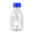 试剂瓶玻璃蓝盖试剂瓶透明玻璃瓶蓝盖丝口流动相瓶 带刻度玻璃瓶 500ML