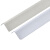 护角条 墙护角PVC护墙角保护条粘贴免打孔客厅墙护角防撞条阳角线 25mm白色光面 0.8m