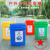 沃嘉定制适用大号户外垃圾桶垃圾分类垃圾桶厨余垃圾桶商用餐饮室外小区宿舍 25升-黄色+标签 (湿垃圾)
