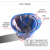 曼影国家电网安全帽10KV电力工程施工透气头盔透气领导电工报警器定制印字安全盔 V型蓝色+透气孔 TLD-JG(GB2811-20
