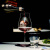 RONA洛娜进口水晶玻璃红酒杯波尔多勃艮第甜白香槟杯家用酒杯礼盒 760mL 2只装礼盒