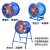 日曌SFG低噪音工业轴流风机厨房排风扇 3-4 4-2 4-4 5-4 6-4 7-4 管道式SFG3.5-2