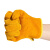 盛港 电焊手套1双 软牛皮短款焊接隔热 焊工作业防护 SG-DH1