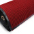 科力邦（Kelibang） 条纹复合地毯 可裁剪双条纹PVC复合防滑地垫 酒店地垫走廊防滑地毯1.6*15m KB1211酒红色