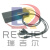 Rechel一分多路12V电源适配1拖二三四五八路由器监控摄像头硬盘2A 12V4A一分二路(桌面式)