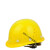 XMSJ玻璃钢安全帽适用工地施工建筑工程领导加厚透气定制印字国标男头 经济型黄色内衬