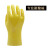 曼睩 M082黄色耐酸碱手套 27cm防水防油耐磨加厚劳保耐酸碱手套