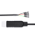力特（Z-TEK） USB转TTL串口线 DB9针com口配端子台适用于工业设备连接扫描仪检测仪 1.8米ZE773