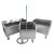海斯迪克 HKhf-10 不锈钢拖把池 学校单位食堂拖布池 洗物池 100*41*55cm