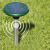贝傅特 驱鼠器 太阳能超声波电子驱蛇器驱虫器户外驱鼠 绿色圆形大号