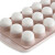 达伦伊 日本冰块模具冰格带盖冻冰球模具制冰盒 21格圆柱型粉色