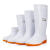 大码白色雨鞋食品厂工作雨靴防滑食品卫生靴防油加绒加棉保暖水鞋 508中筒白色标准码 36