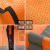 安力 反光背心建筑工地施工环卫交通骑行马甲logo定制免费印字 橙色（网面口袋款）