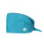 劳保佳 医生手术帽  可调节绑带医院外科棉手术帽 带扣子和吸汗带医生帽 可定制 天蓝色