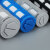 科威顿定制气动电磁阀塑料消声器黑色蓝色PSL06分1寸接头 颗粒1/8 1分