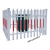 变压器护栏PVC塑钢护栏围栏电力栅栏隔离栏围挡幼儿园学校配电箱 1.0米高立柱元/米