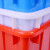 金兽 90L塑料水箱 外径:660*450*355mm周转箱长方形蓄水箱储水箱水产养殖箱 GB1012 加厚红色